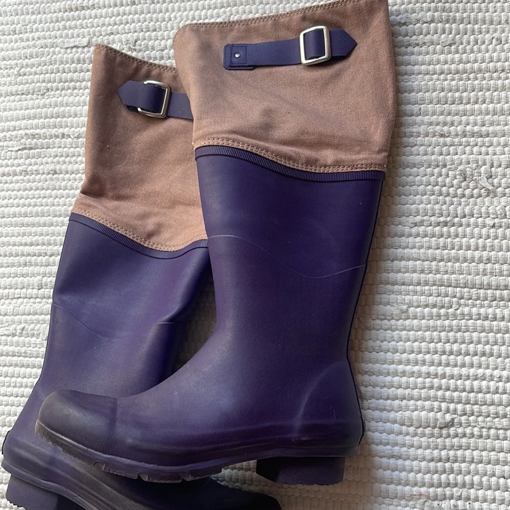 Vtg! CONVERSE Chuck Taylor All-Star Fold Down Rain Boots 5